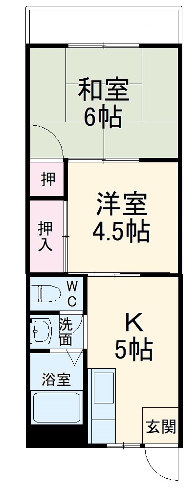 塩味ビルの間取り