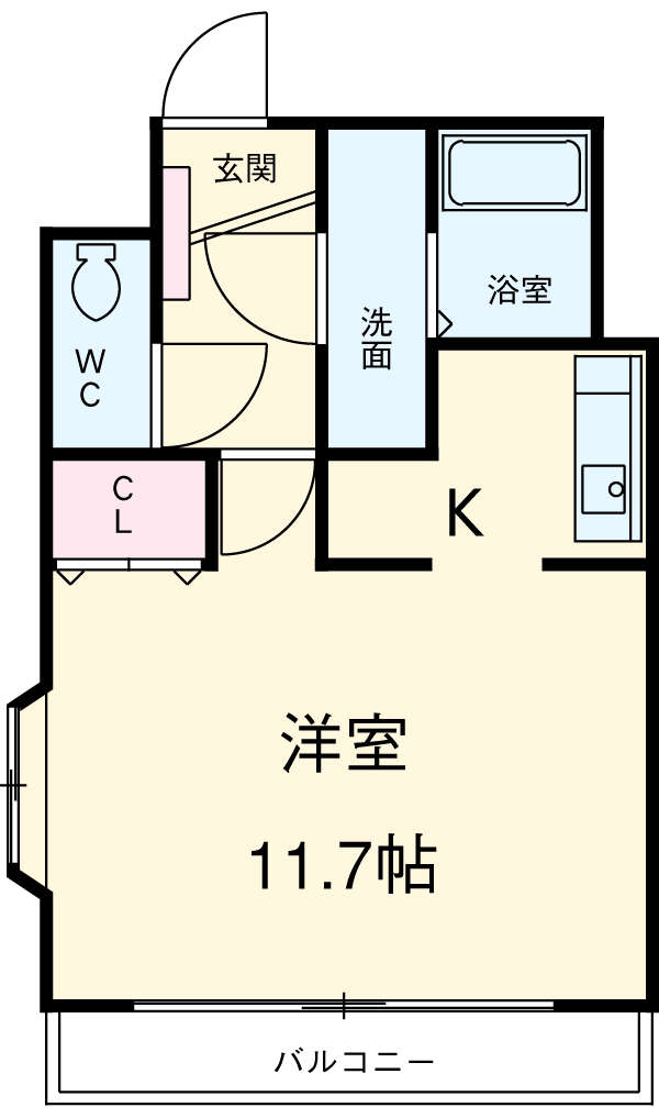 コンド勝川の間取り