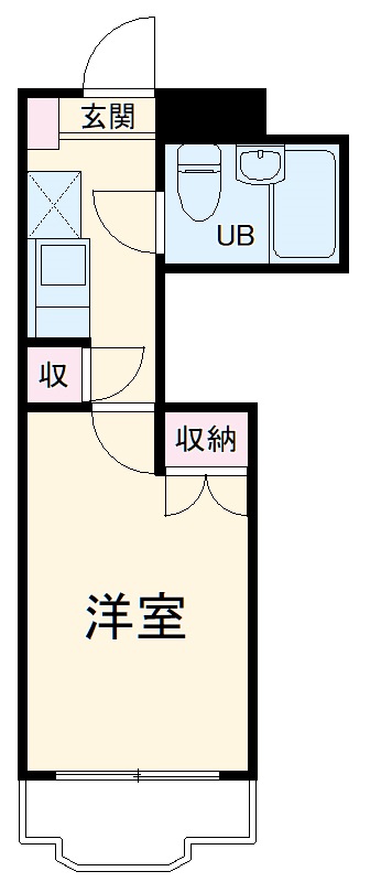 パレス富岡の間取り