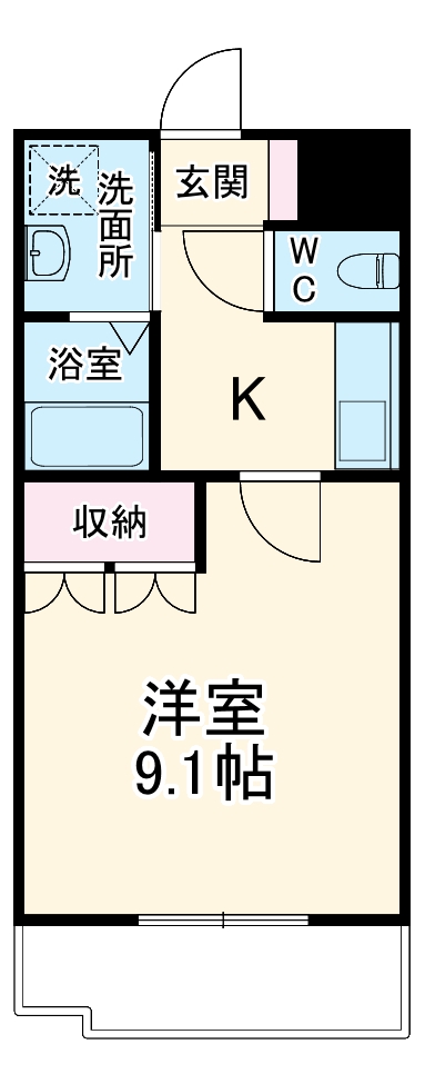 CASA東雲の間取り