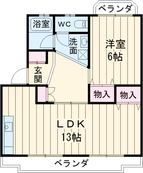 原田マンションの間取り