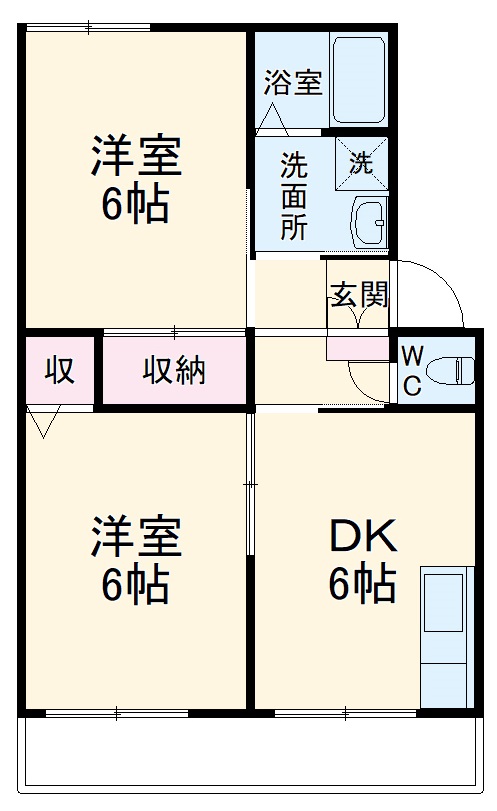 シャングリラ北安東C棟の間取り