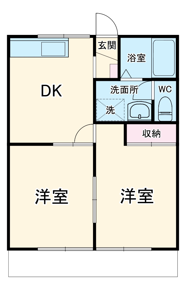 メルベーユⅡの間取り