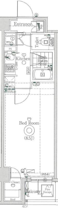 グラントゥルース東十条の間取り