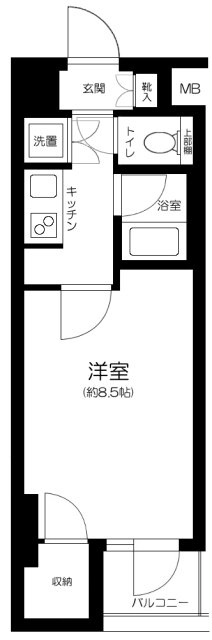 グラントゥルース東十条の間取り