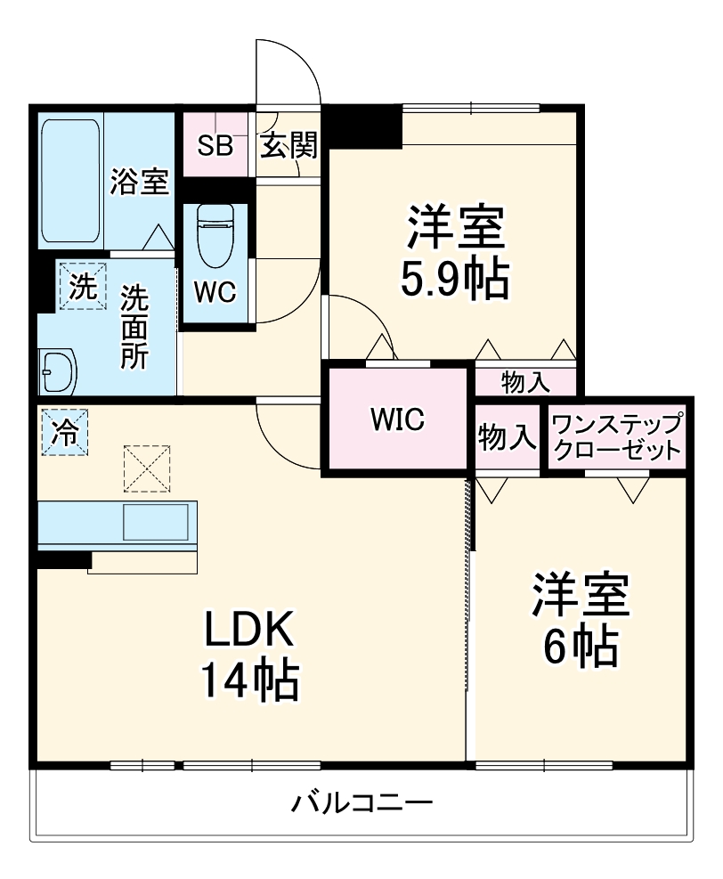 フォレスト神明の間取り