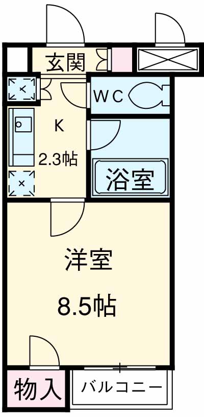 グラントゥルース東十条の間取り