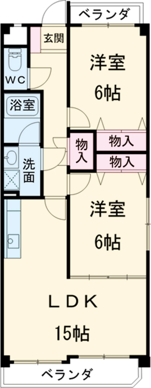 パークサイド三好ヶ丘の間取り