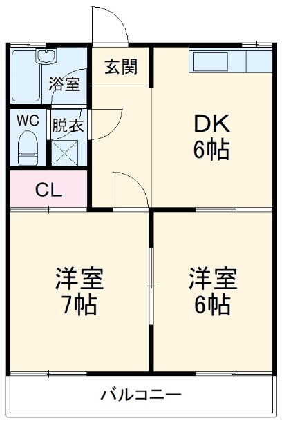ライムライトAの間取り