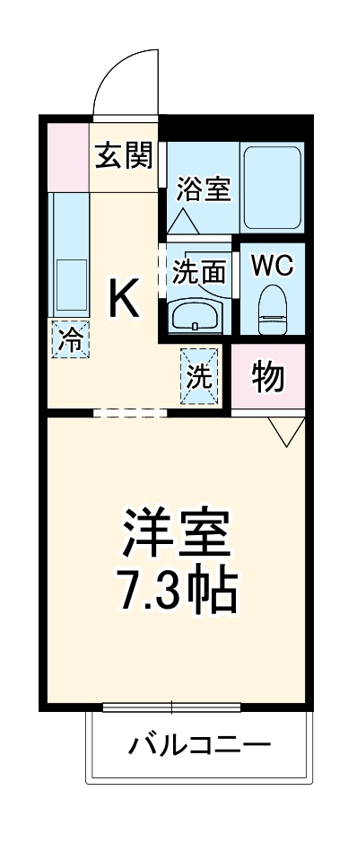 ビーライン本町の間取り