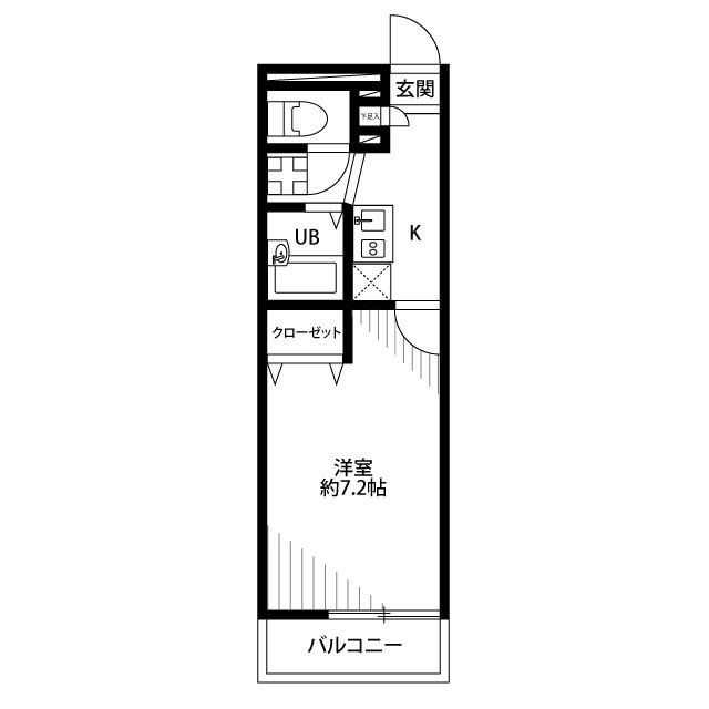 アムール　プリヴェールの間取り