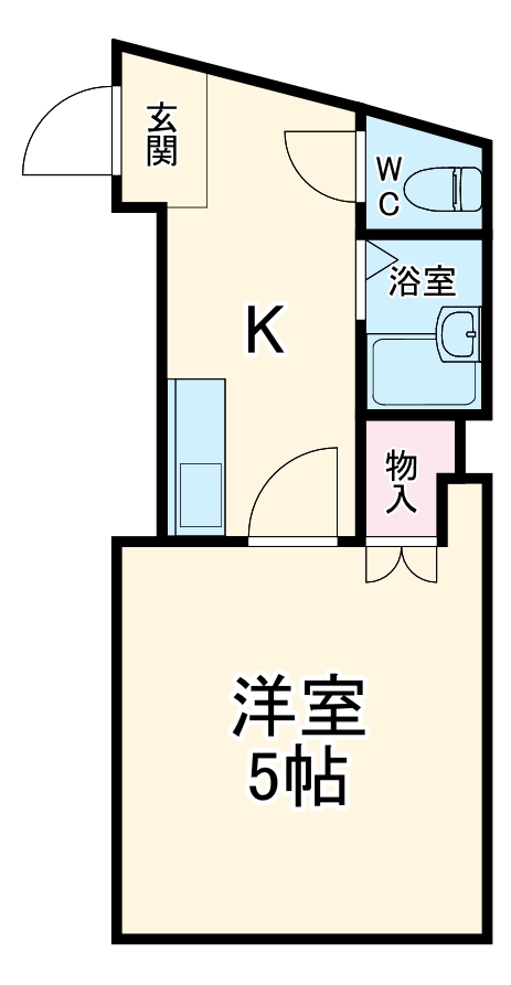 西川口の完工年月(1981年5月)築の賃貸マンションの間取り
