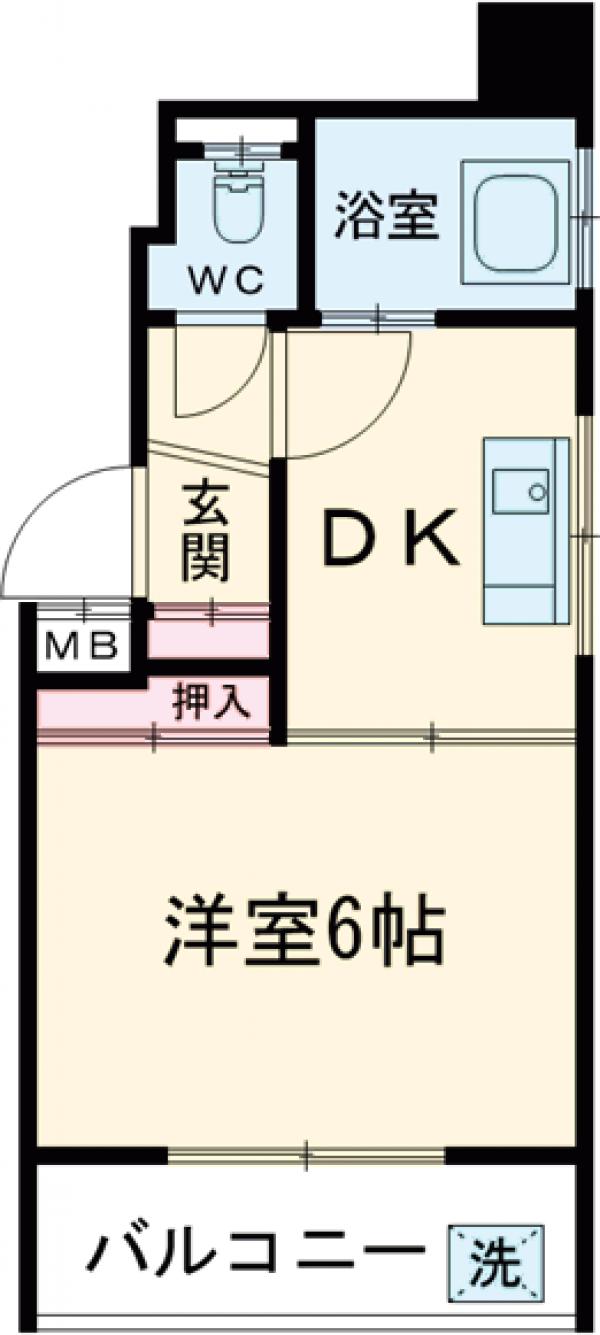 岡本マンションの間取り