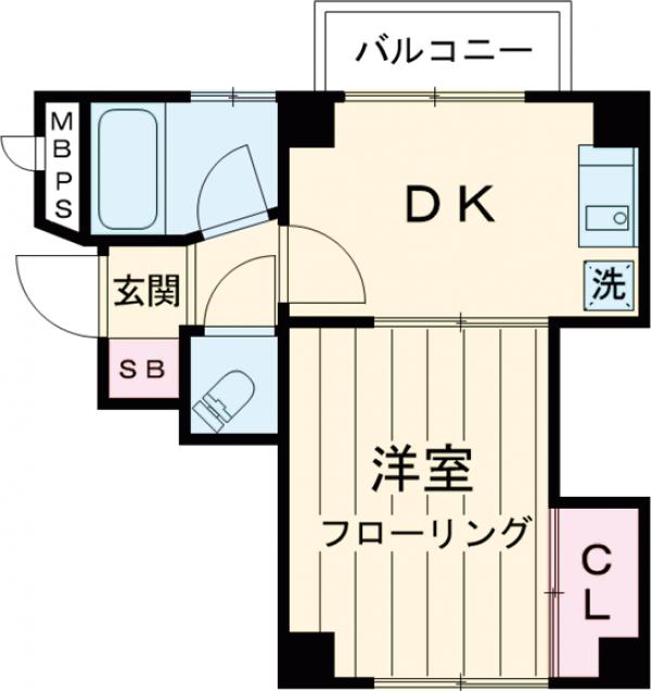 岡本マンションの間取り