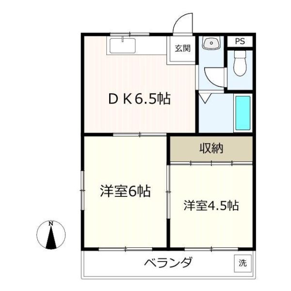 久保田コーポの間取り
