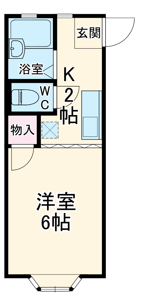 コーポヒロの間取り
