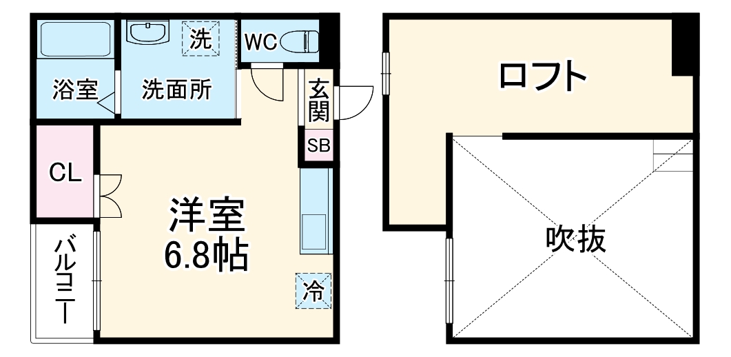 アストン大成の間取り