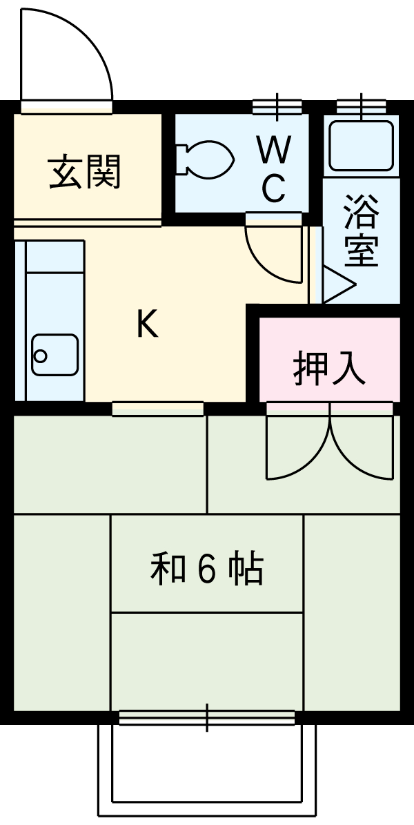 ロイヤル足立の間取り
