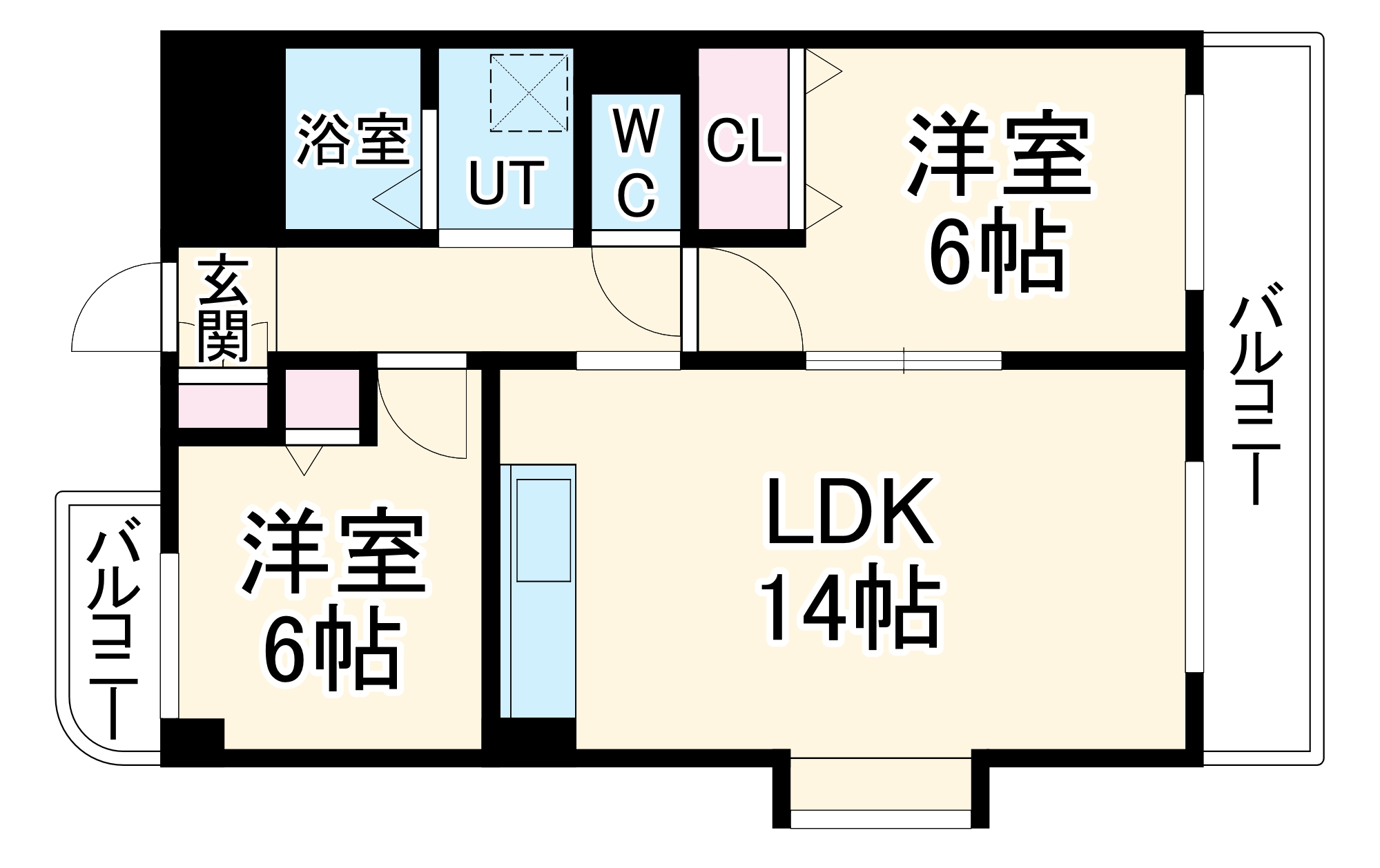 レジデンスアコードの間取り