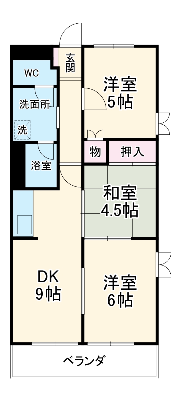 サンハイツすぎやまの間取り