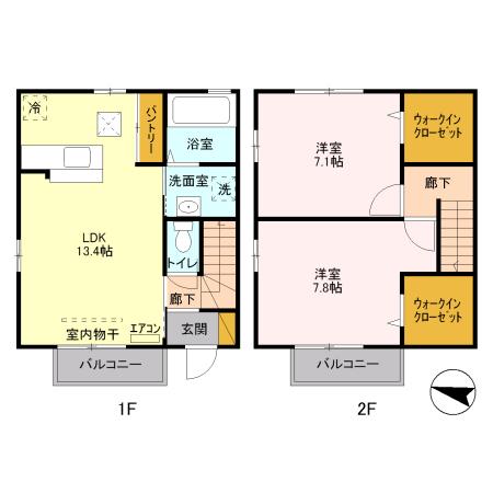 メゾン東山の間取り