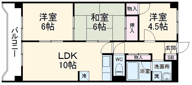 グランパレスダイトーの間取り