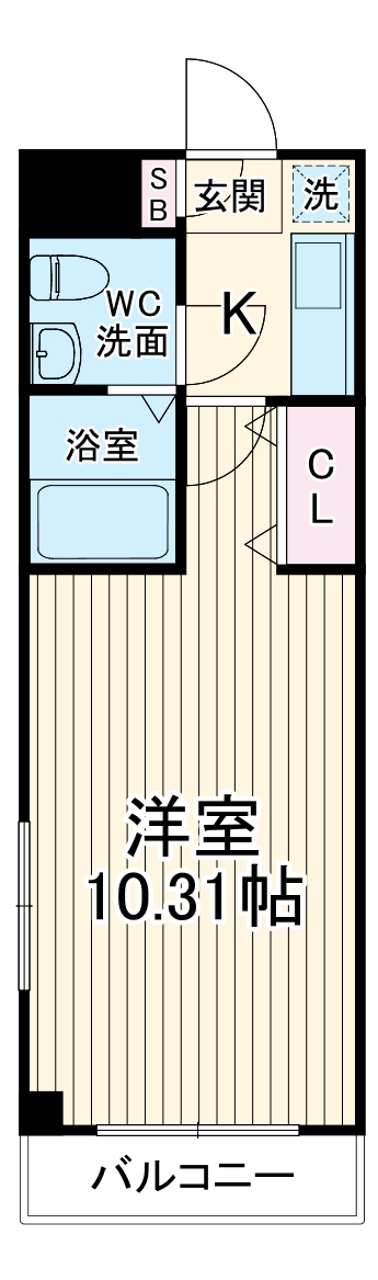 フロンティアⅠの間取り