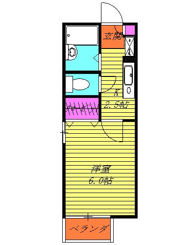 セジュール アライの間取り