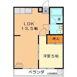 奥田ハイツの間取り
