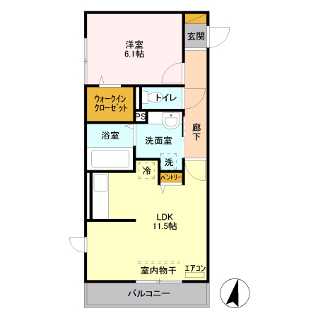 ディアコートの間取り