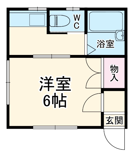 ホワイトハウスBの間取り