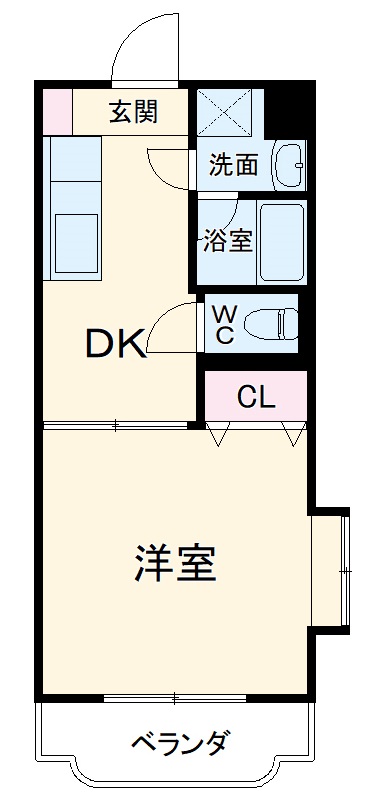 ブルージュ・Мの間取り