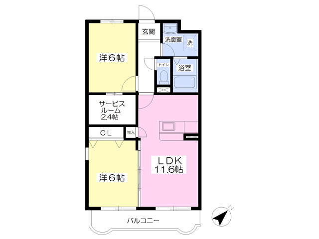 シャルマンの間取り