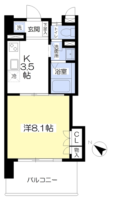 エンブル・ステージ馬渕の間取り