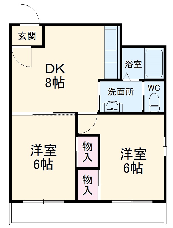 アルケア城北の間取り