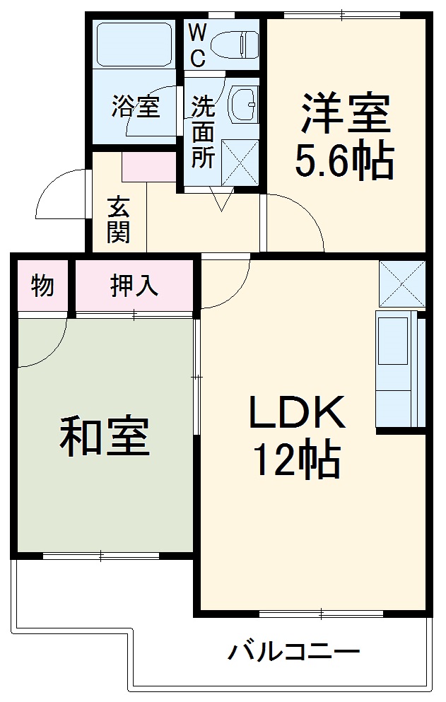 ハピネスⅢの間取り