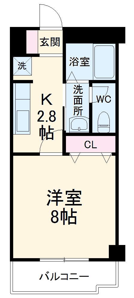 プラスパ・Mの間取り