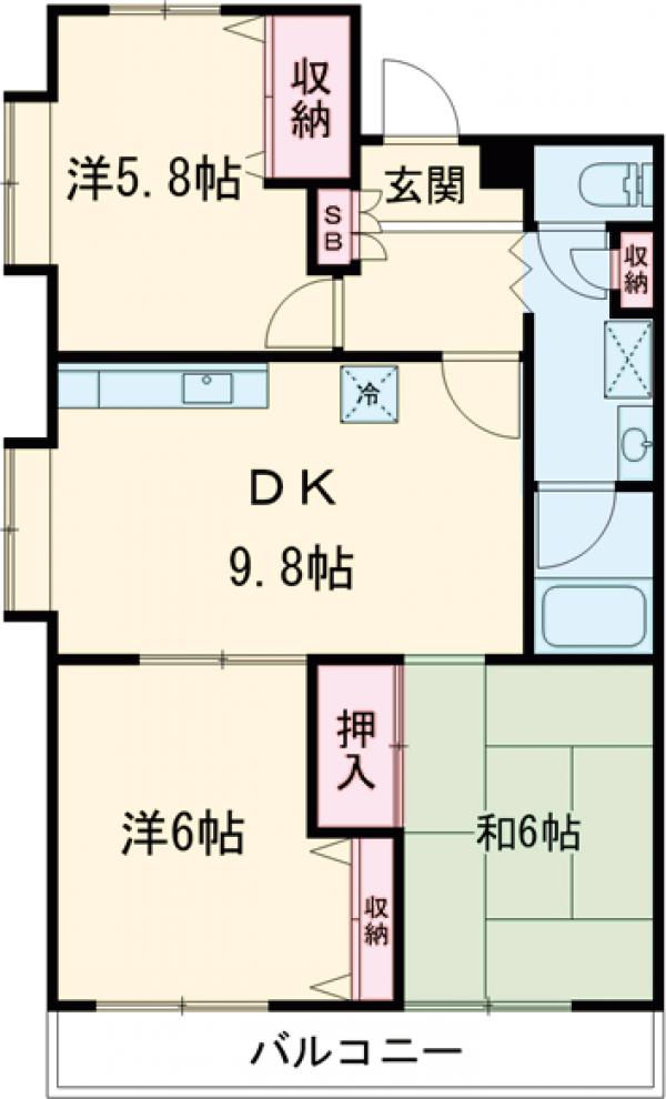 メゾン高木の間取り
