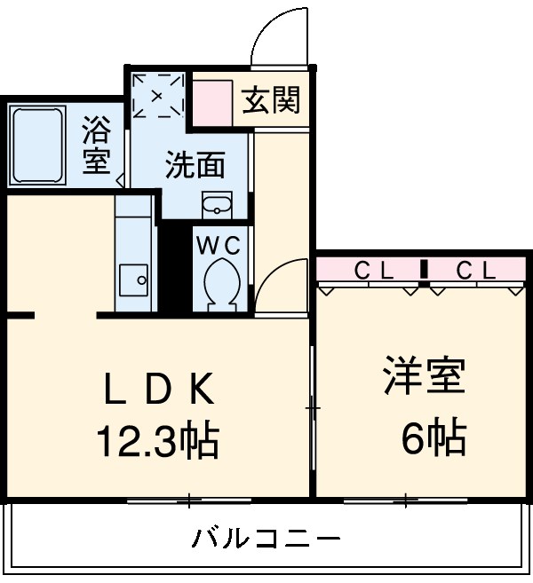 パールコート中田の間取り
