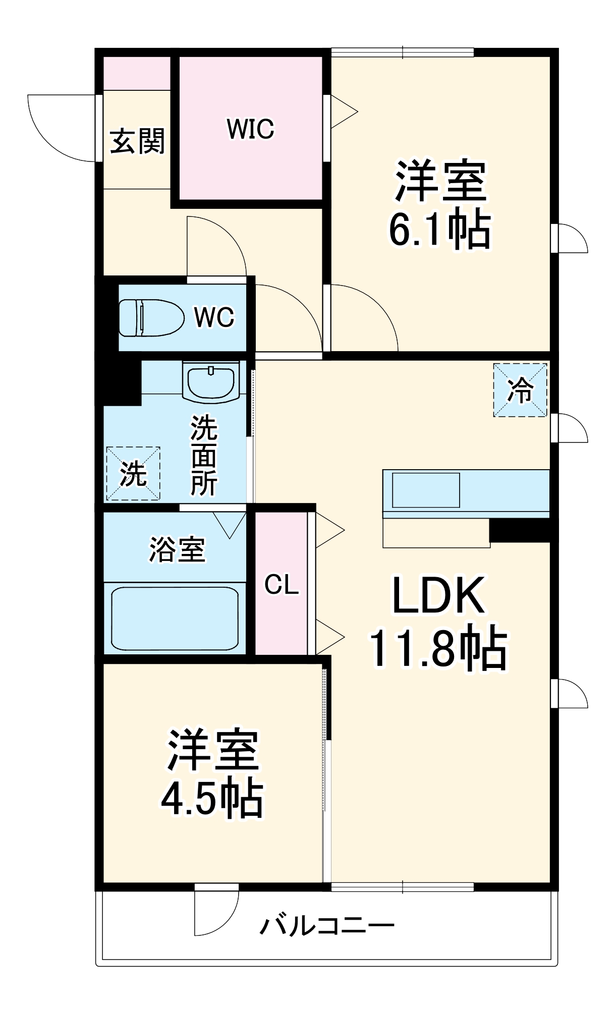 フィレンツェの間取り