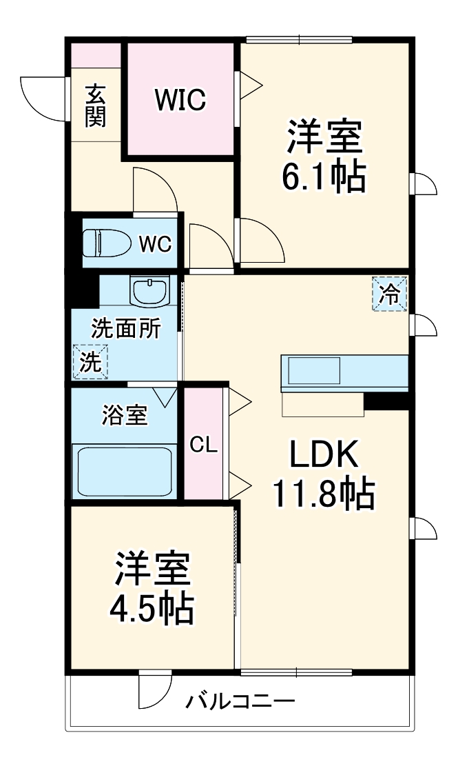 フィレンツェの間取り