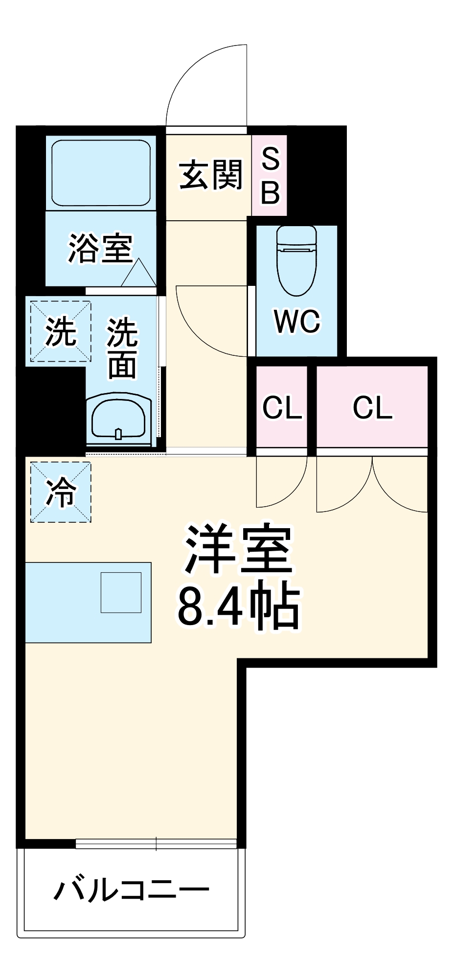 リブリ・パリュールの間取り