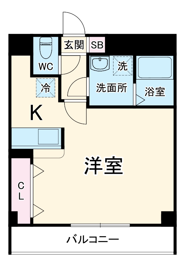 アンプルール フェール YAHAGIの間取り