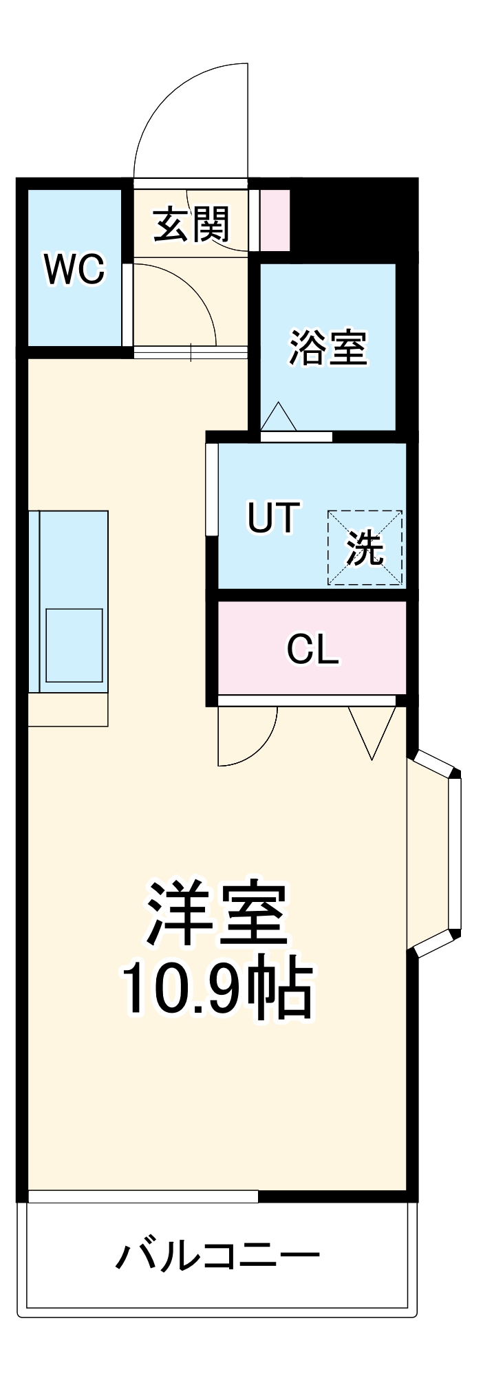 サニーフラットの間取り