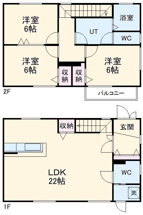 豊田三軒町ヴィレッジの間取り