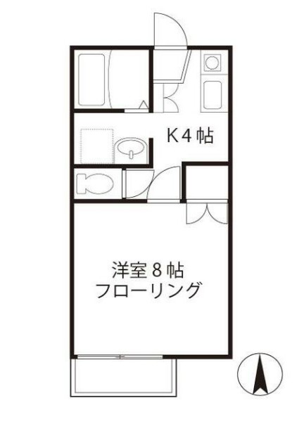 アネックス下高井A・Bの間取り