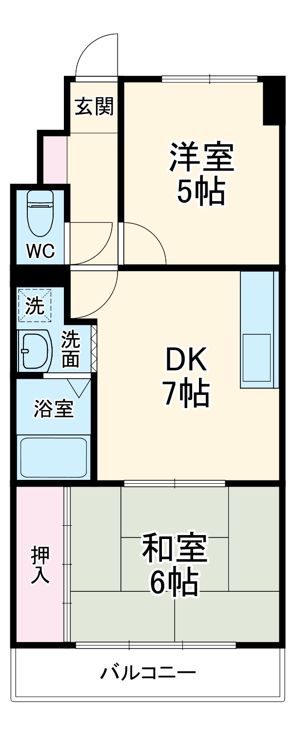 シュロス鵜の森の間取り