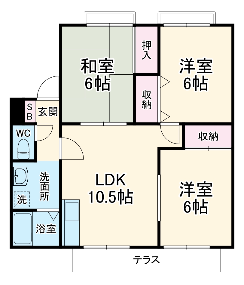 ベルセジュールの間取り