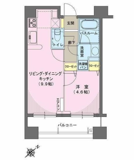 ヒルレジデンス大崎の間取り