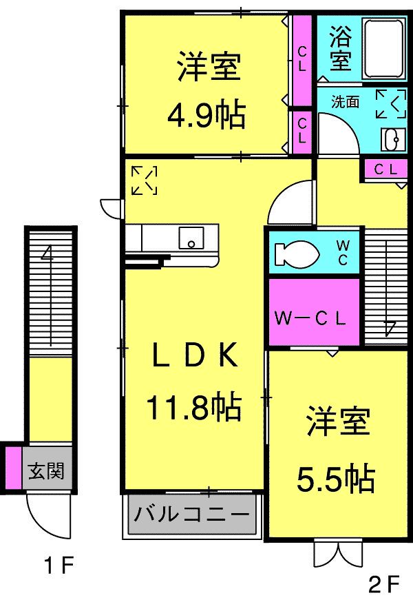 ミラノTの間取り